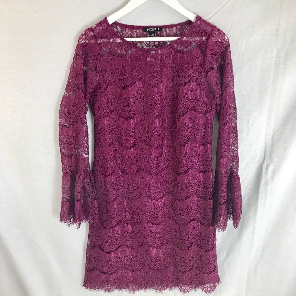 NWT Roz & Ali Lace Dress 6